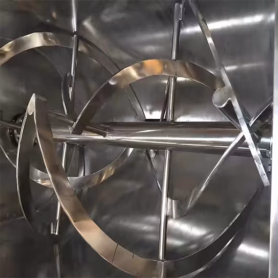 Edelstahl-Pulver-Granulat-Mischer mit großer Kapazität, Bandmischer/Mischausrüstung